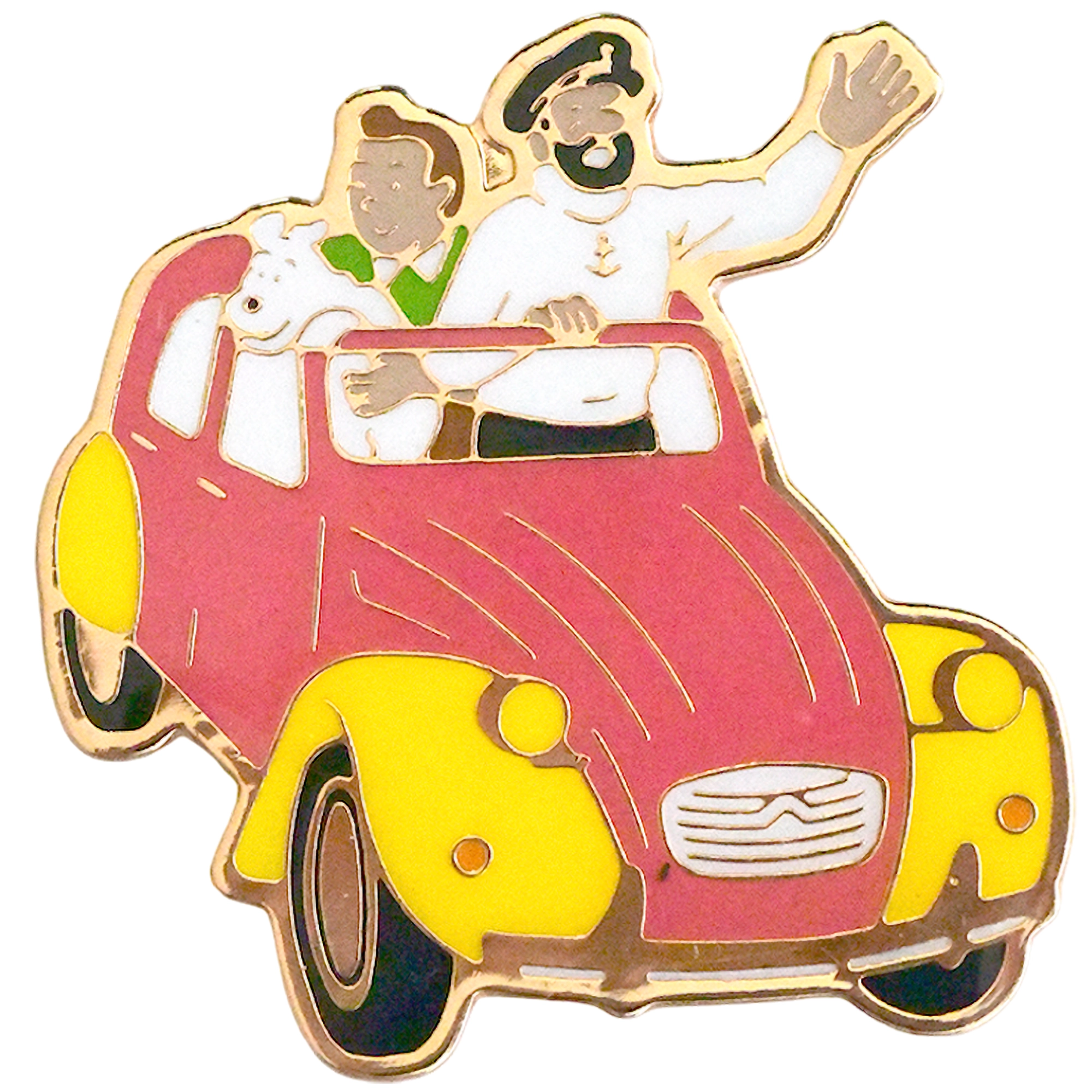 Tintín + Milú + Capitán Haddock